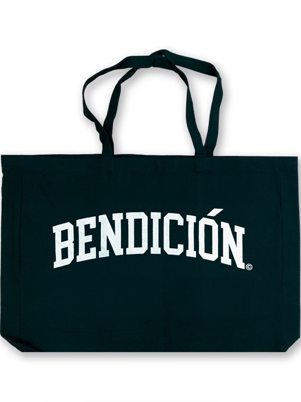 Bendición Black Canvas Tote Bag Gusto NYC